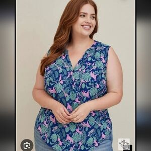 Disney Torrid The Jungle Book Size 3 Sleeveless Blouse